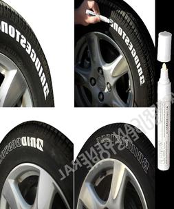 1pc White Paint Pen Marker Waterproof Permanent Car Tire Rub
