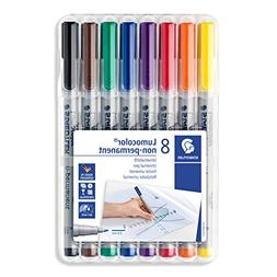 Staedtler ST 316 WP8 Lumocolor Non-Permanent Pen F - 8 Piece