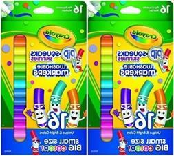 Crayola 714270010385 Pip-Squeaks Skinnies Washable Markers, 