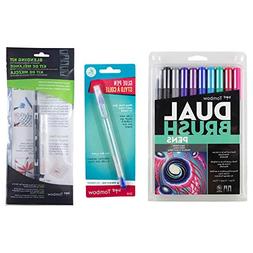 Tombow 72282 Galaxy Dual Brush Set and Blending Kit Bundle w