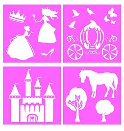 Auto Vynamics - STENCIL-PRINCESSSET01-10 - Detailed Fairy Ta