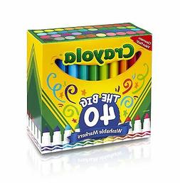 Crayola 587861A000 Ultra-Clean Washable Broad Line Markers, 