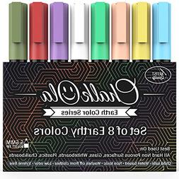 - Pack Of 8 Classic Earth Color Pens | Dust Free, Water-base