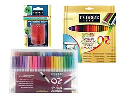 Sargent Art 22-0083 Draw & Color Art Set with Bonus Pencil S