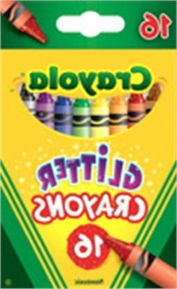 Crayola 16ct Multi-Colored Glitter Crayons