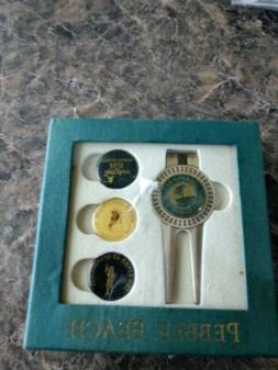 Pebble Beach Golf Divot Tool and Ball Markers