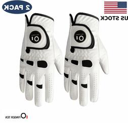 Golf Gloves Mens Ball Marker 2 Pack Left Hand Right Lh Rh Le