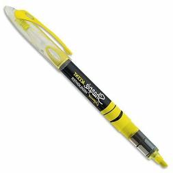 Sharpie Highlighters, Chisel Tip, Fluorescent Yellow, 12-Cou