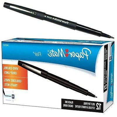 Paper Mate Flair Porous-Point Pens, 1.0 Mm, Medium Point, Bl