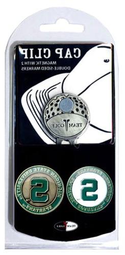 NCAA Michigan State Spartans 2 Marker Golf Cap Clip