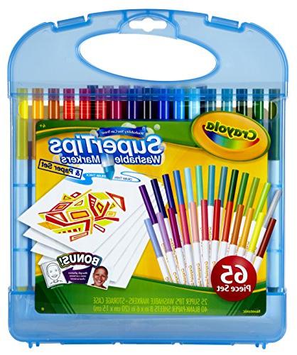 Crayola 04-5226 Super Tips Marker & Paper Set