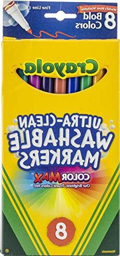 Bold Colors Fine Tip - 8 Count - 2 Packs