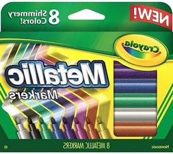 Crayola Metallic Markers 8/Pkg-