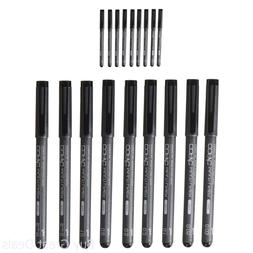 9-piece Multiliner Inking Pen Set B-2, Black Mlb2