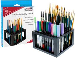 Pencil Brush Holder Stand Plastic Artist Desk Organizer Pain
