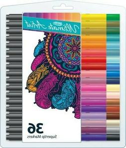 RoseArt Ultimate Artist Supertip Markers, 36 count