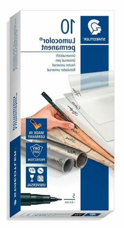 Staedtler 313-9 Lumocolor Universal Permanent Superfine Pens